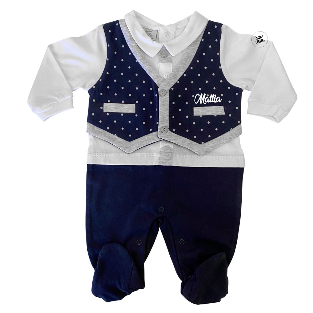 Customizable baby romper suit