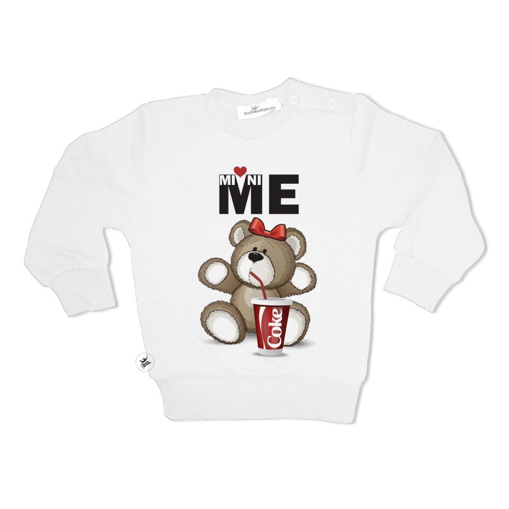 Baby sweatshirt “Mini me bear”