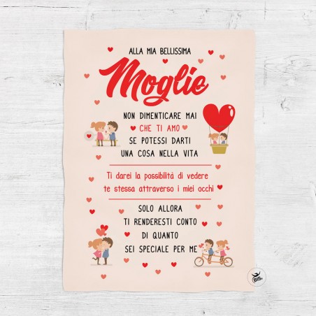 Plaid "A mia moglie"