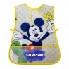 Grembiule neonato in plastica "Mickey mouse" a pois da personalizzare