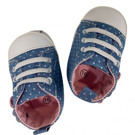 Scarpine "Minnie" effetto jeans