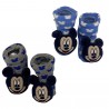 Newborn socks with rattles, "Mickey Mouse"