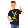 T-shirt bimbo "La cosa più bella di essere me è avere un papà come te"