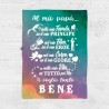 Personalized Fleece blanket "To my Dad"