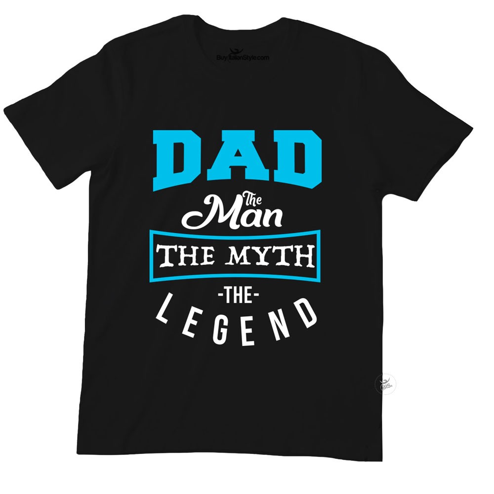 T-shirt uomo mezza manica "Dad the man, the myth, the legend"