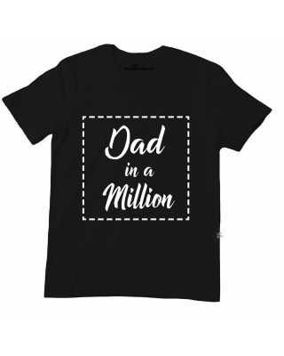 T-shirt uomo mezza manica "Dad in a million"