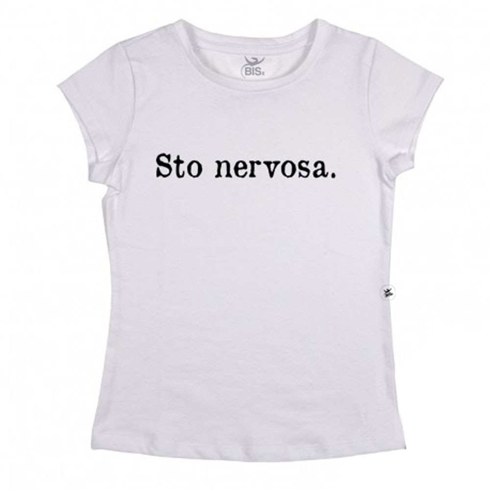 T-shirt Donna  "Sto nervosa"