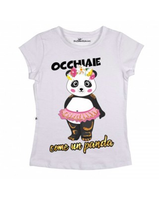 T-shirt Donna  "Occhiaie come un panda"