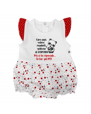 Newborn summer romper suit "...You already have me!"