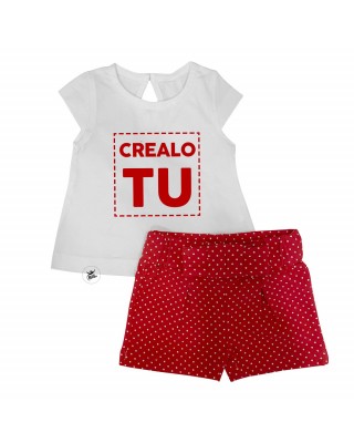 Customizable Baby girl summer outfit