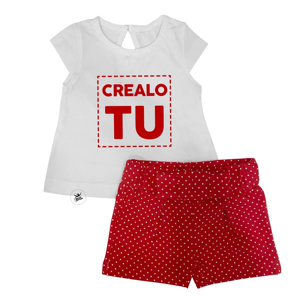 Customizable Baby girl summer outfit