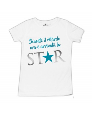 maglia Scusate il ritardo ora è arrivata la star