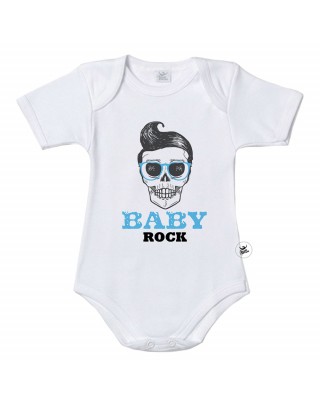 Short sleeve baby onesie bodysuit