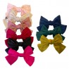 Customizable bow hair clip
