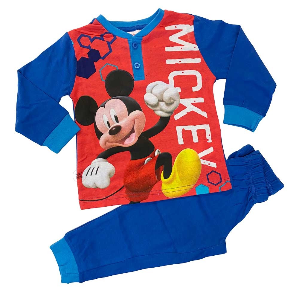 Pigiama estivo bimbo "Michey mouse" rosso