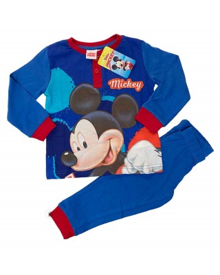 Pigiama estivo bimbo "Mickey mouse" blu