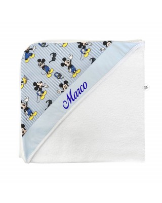 Newborn bathrobe "Mickey Mouse", customizable