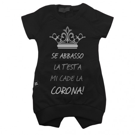 Abitino in felpa bimba se abbasso la testa mi cade la corona