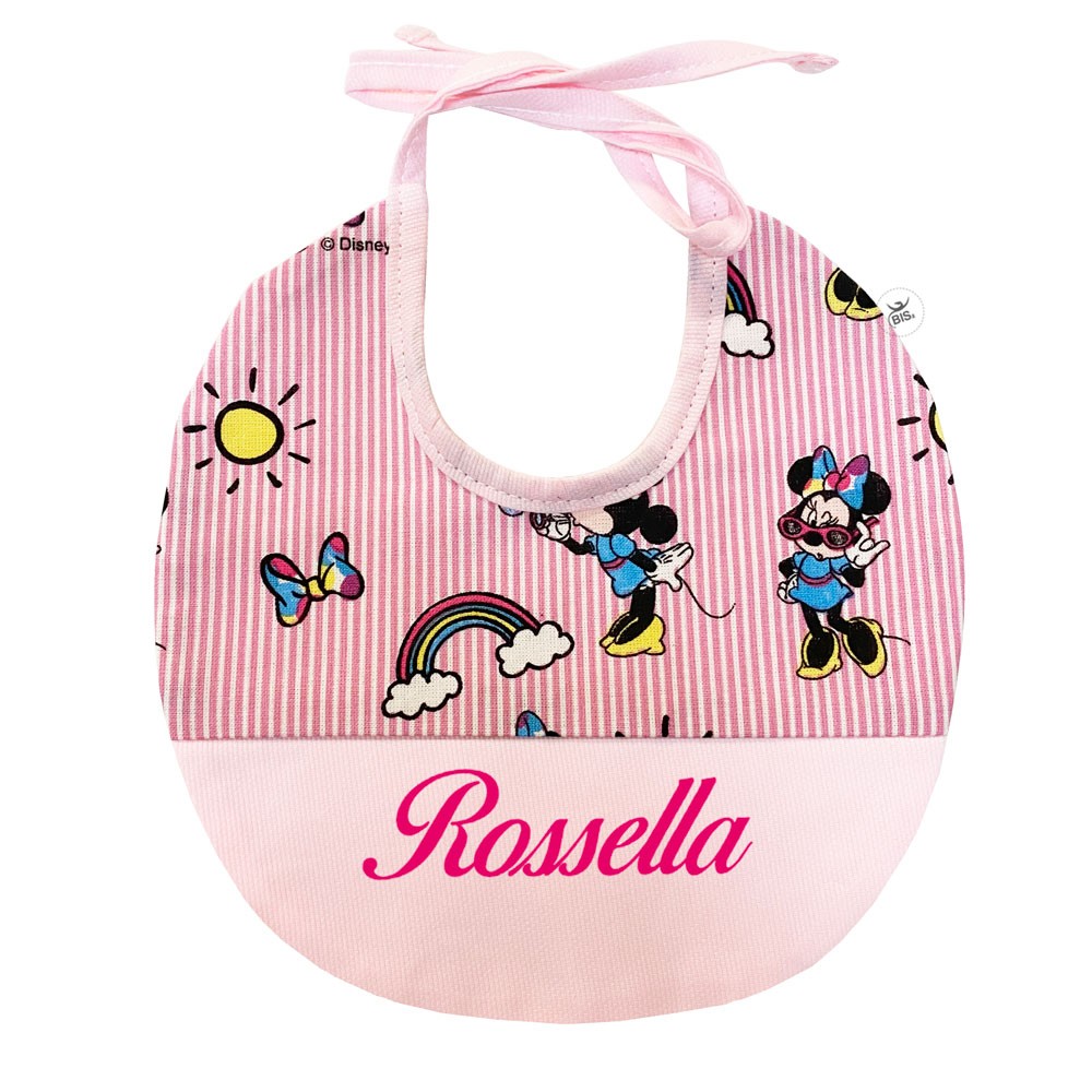 Customizable Baby Bib "Minnie Mouse"