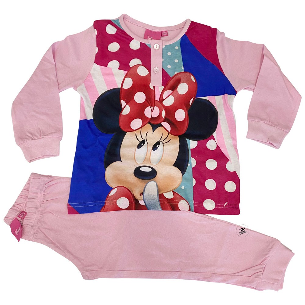 Pigiama estivo bimba "Minnie" rosa
