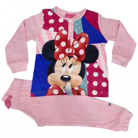 Pigiama estivo bimba "Minnie" rosa
