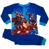 Pigiama estivo bimbo "The Avengers" bordino azzurro