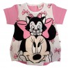 Summer romper "Minnie Mouse with kitten"