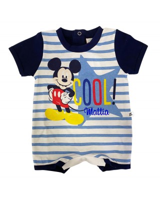 Summer Romper Mickey Mouse "Cool", customizable