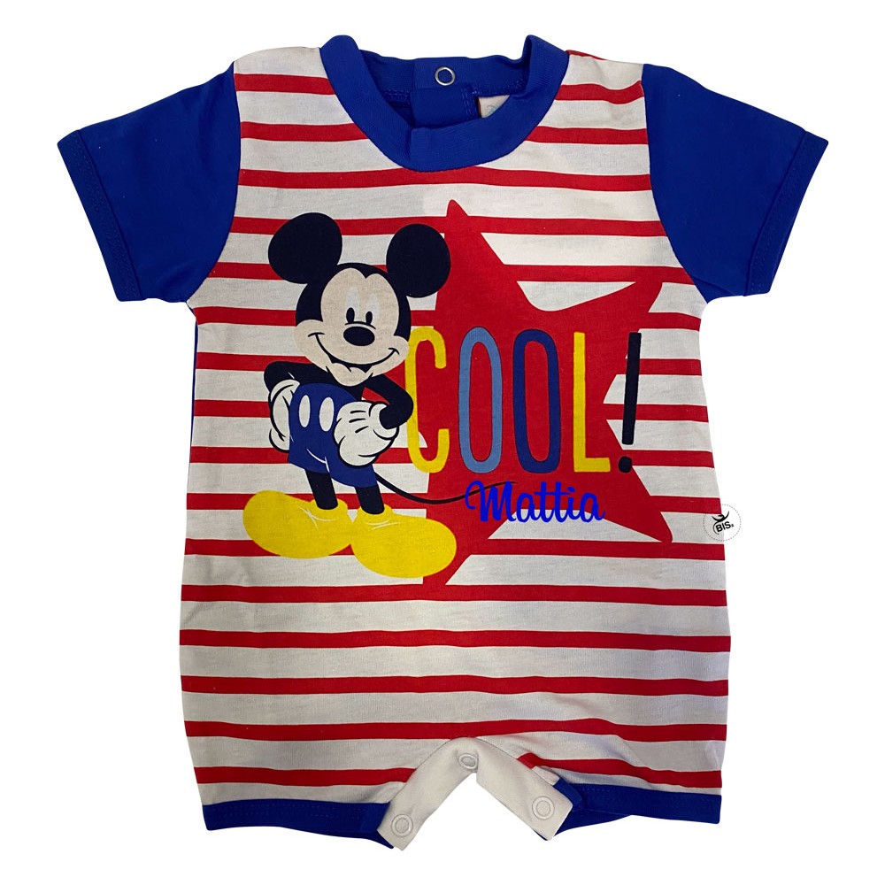 Pagliaccetto estivo Topolino "Cool" rosso
