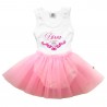 Bodysuit con gonna in tulle