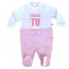 Newborn girl Elegant jumpsuit, to customize with name