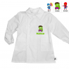 Personalized Nursey School Apron - Monsters + Name