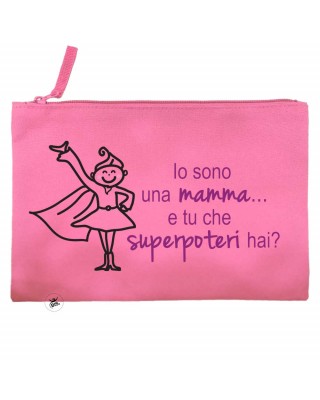 Pochette tela fuxia