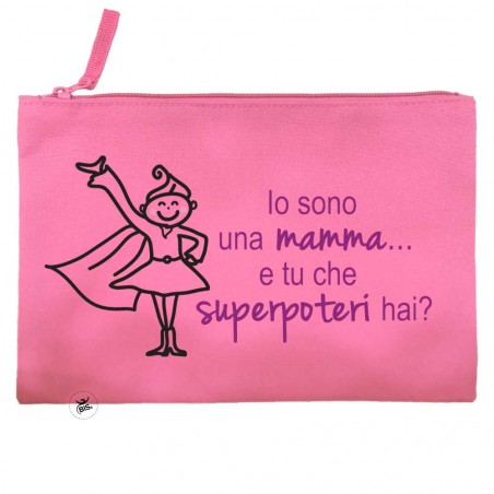 Pochette tela fuxia