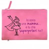 Pochette tela fuxia