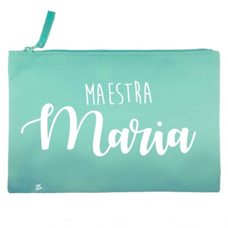 Pochette tela verde