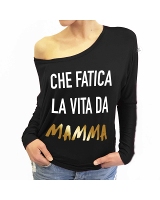 Maglia morbido morbido che fatica la vita da mamma