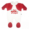 Baby's Velour Sleeper "Best Gift Ever"