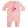 Personalized Baby Girl Tulle Romper "5 minutes of dad, 9 months of mum
