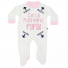 Tutina neonato estiva/invernale "ce la puoi fare papà"
