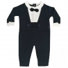 Baby Boy Bow Tie Romper