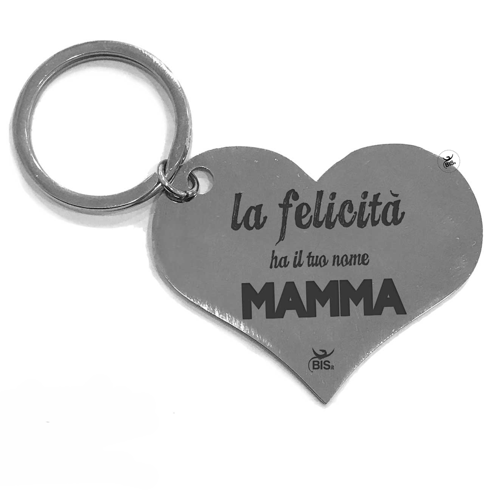 Portachiavi la felicità ha il tuo nome MAMMA