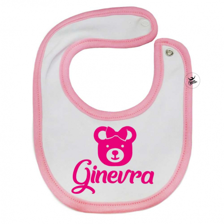 Bavetta personalizzabile con nome e ORSETTO