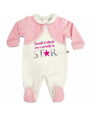 Baby Girl Romper "A Little...