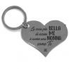 Heart Shaped Keyring "The most beautiful thing about me is having a gr