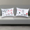 Love Couples pillowcases "I made you lose your head"