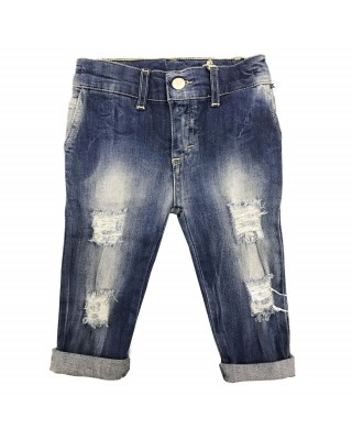 Jeans bimbo strappato