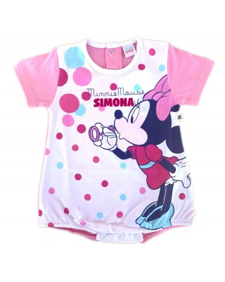 Pagliaccetto estivo Minnie con nome