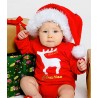 Turtleneck bodysuit "my first christmas"