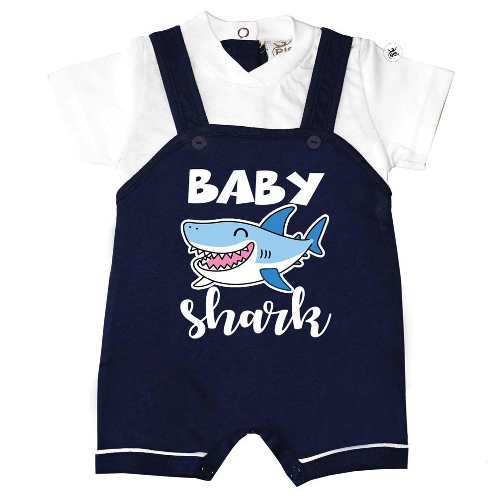 Pagliaccetto Salopette  "baby Shark"